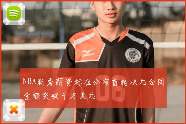 NBA新秀薪资标准公布首轮状元合同金额突破千万美元
