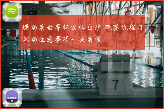 现场看世界杯攻略出炉 观赛流程与入场注意事项一次看懂